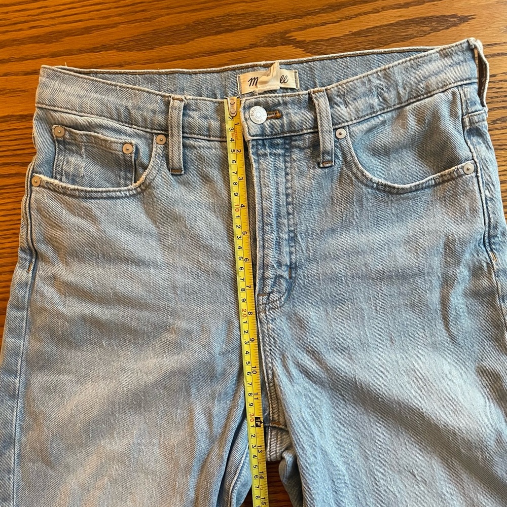 Madewell Perfect Vintage Jean in Fiore Wash Women Size 29 Straight Leg Blue - Picture 11 of 13